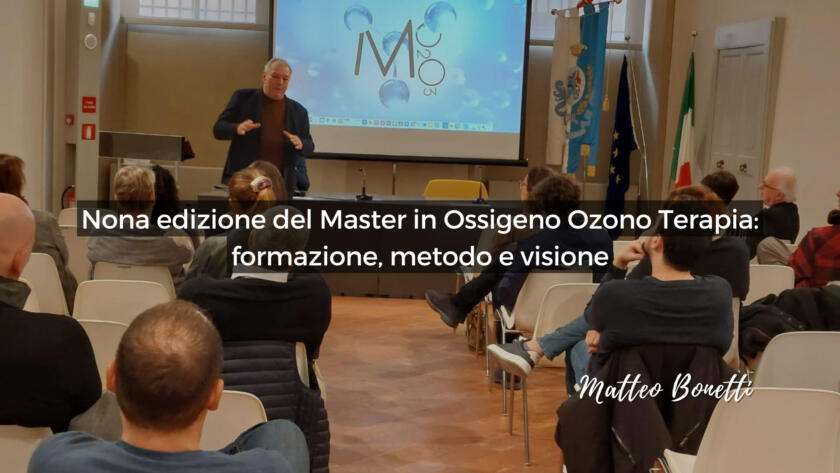 Nona edizione del Master in Ossigeno Ozono Terapia: formazione, metodo e visione